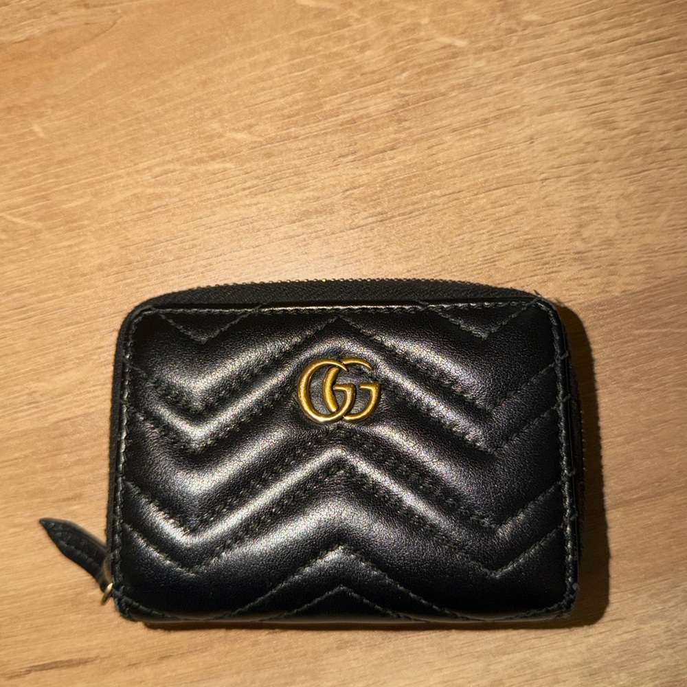 Gucci Black Quilted Leather Wallet